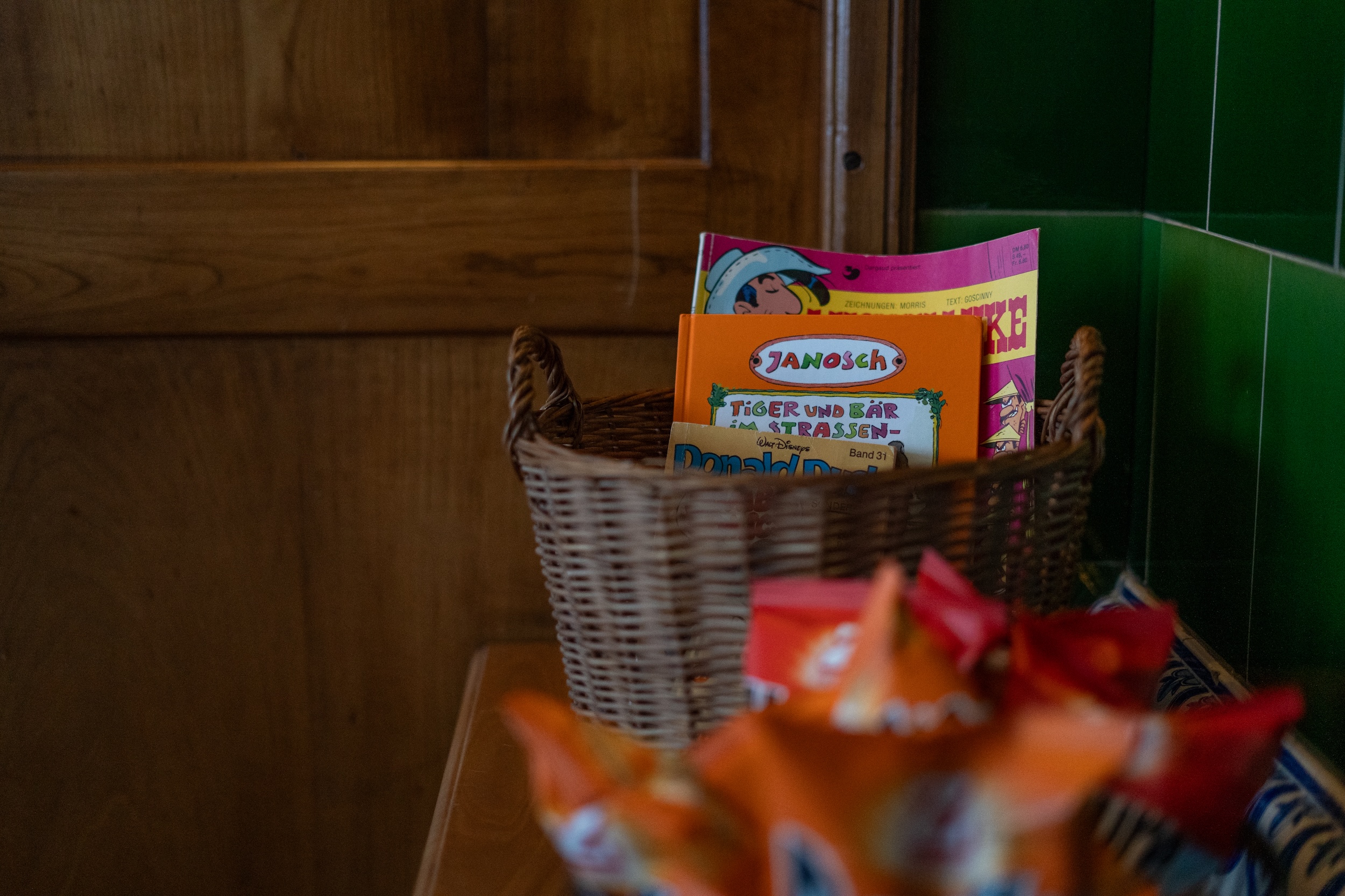 Buecherkiste im Kafi Blumi